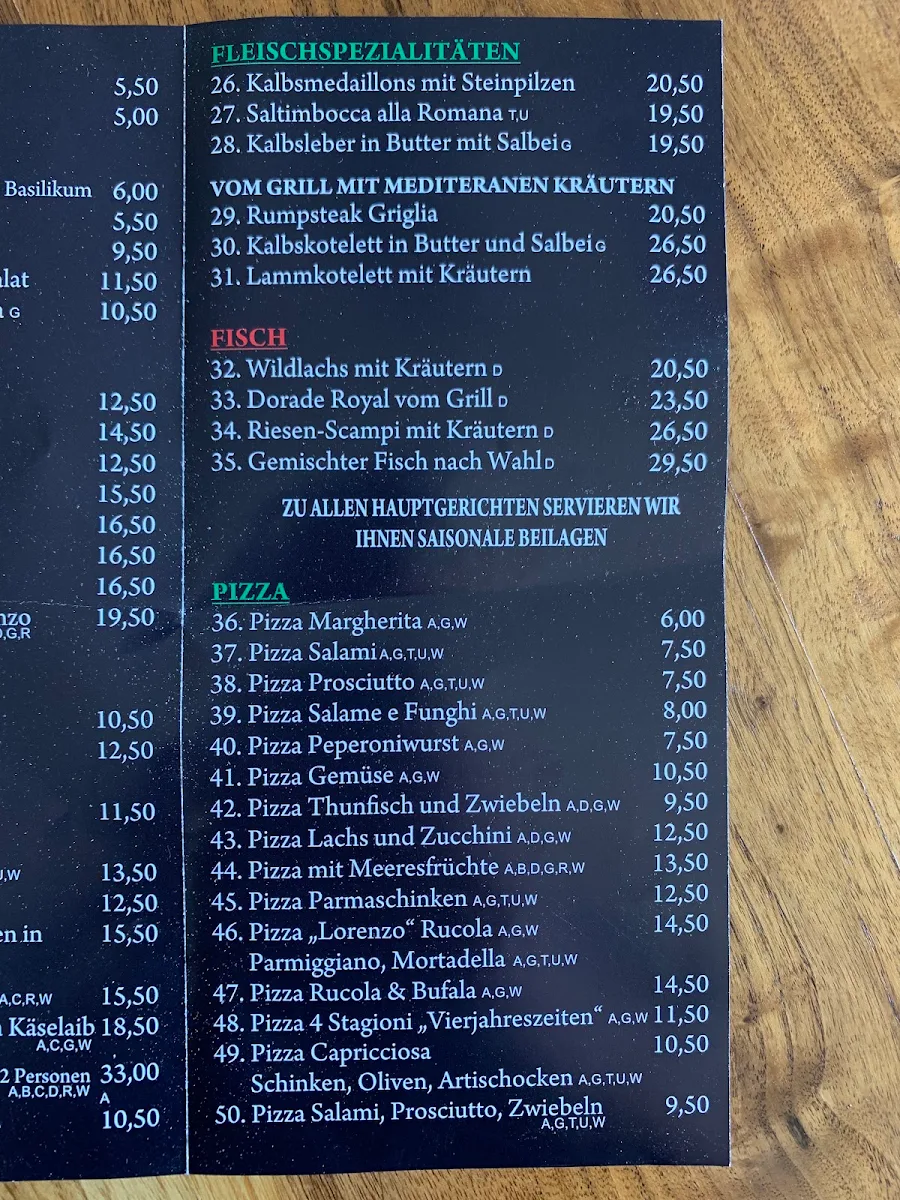 Speisekarte photo 5