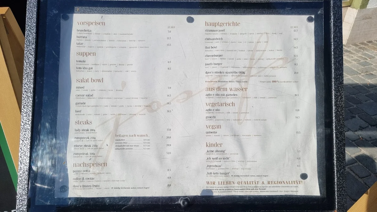 Speisekarte photo 2