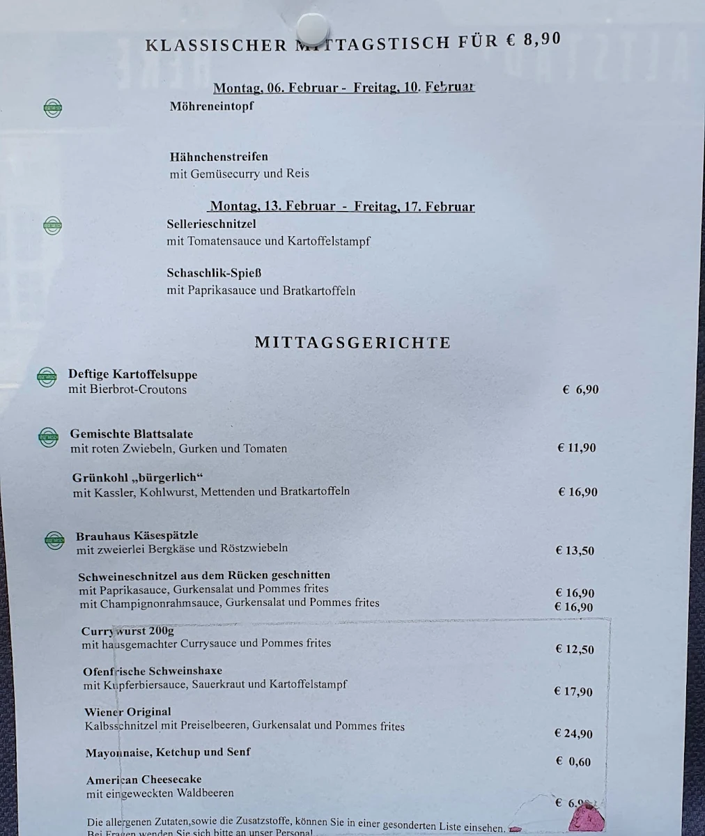 Speisekarte photo 2