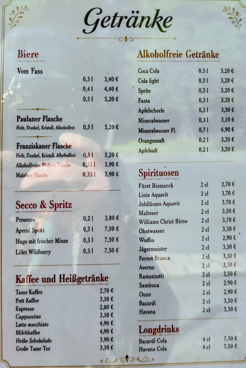 Speisekarte photo 1