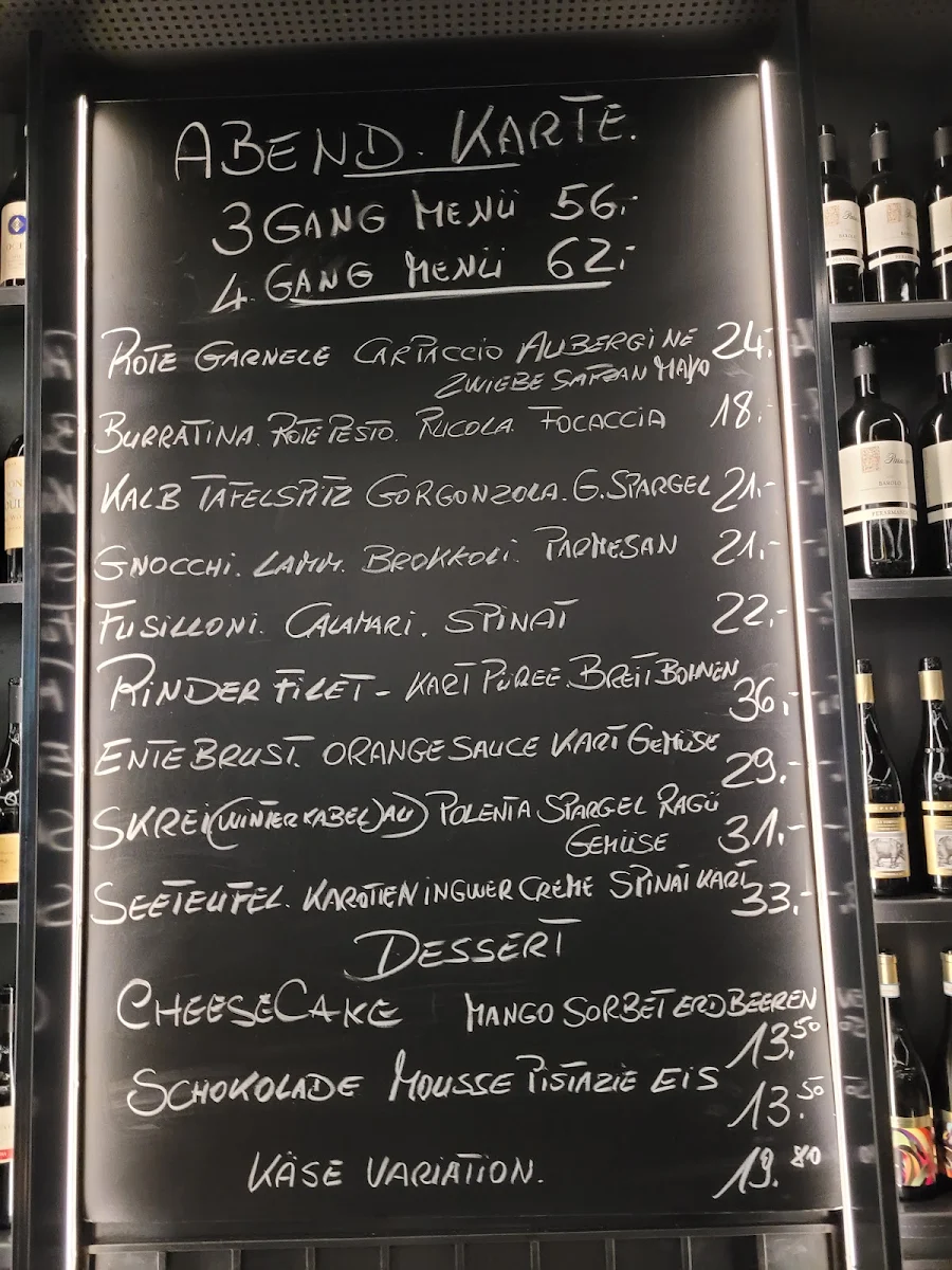 Speisekarte, PIÙ