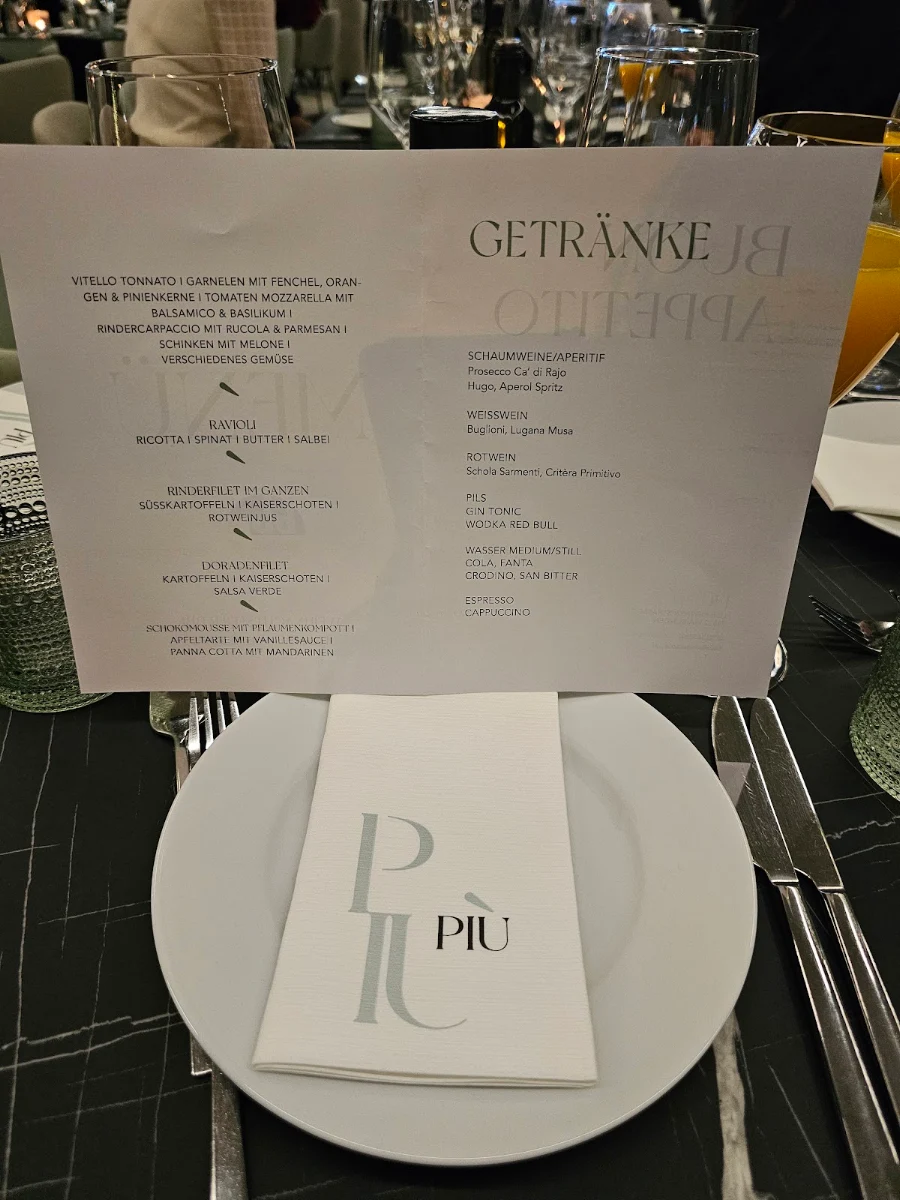 Speisekarte, PIÙ
