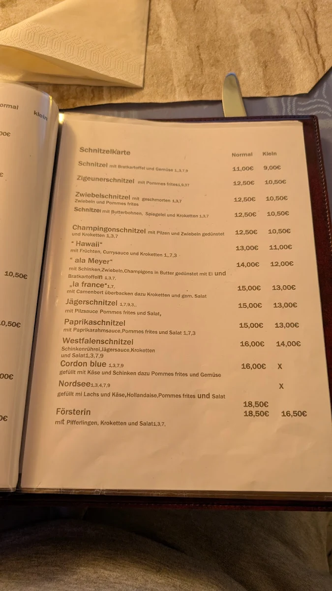 Speisekarte photo 1