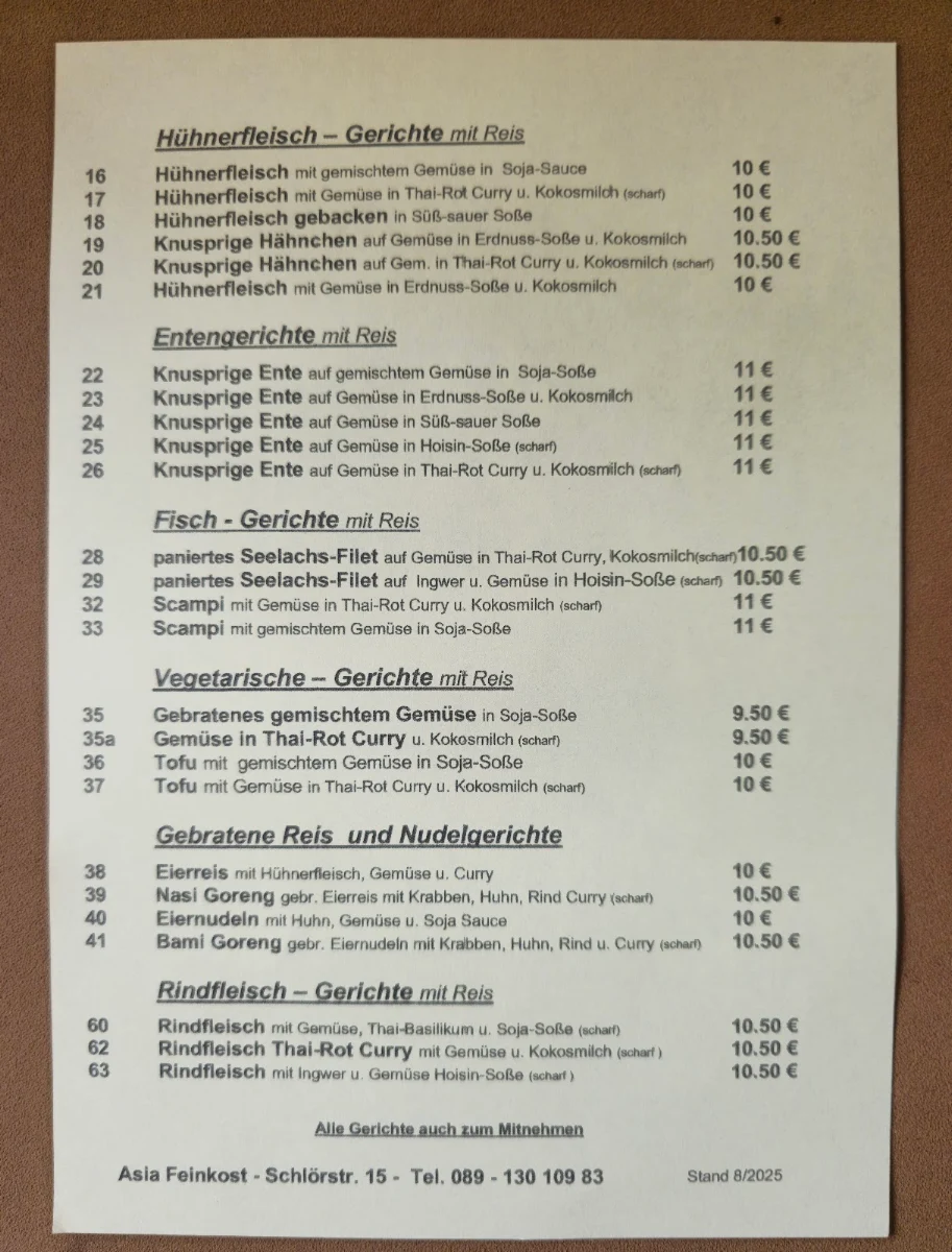 Speisekarte photo 3
