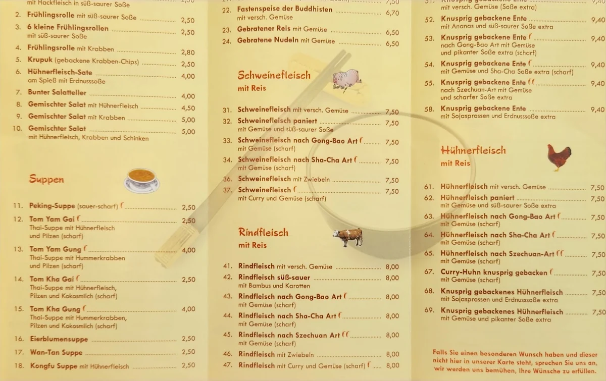 Speisekarte photo 5