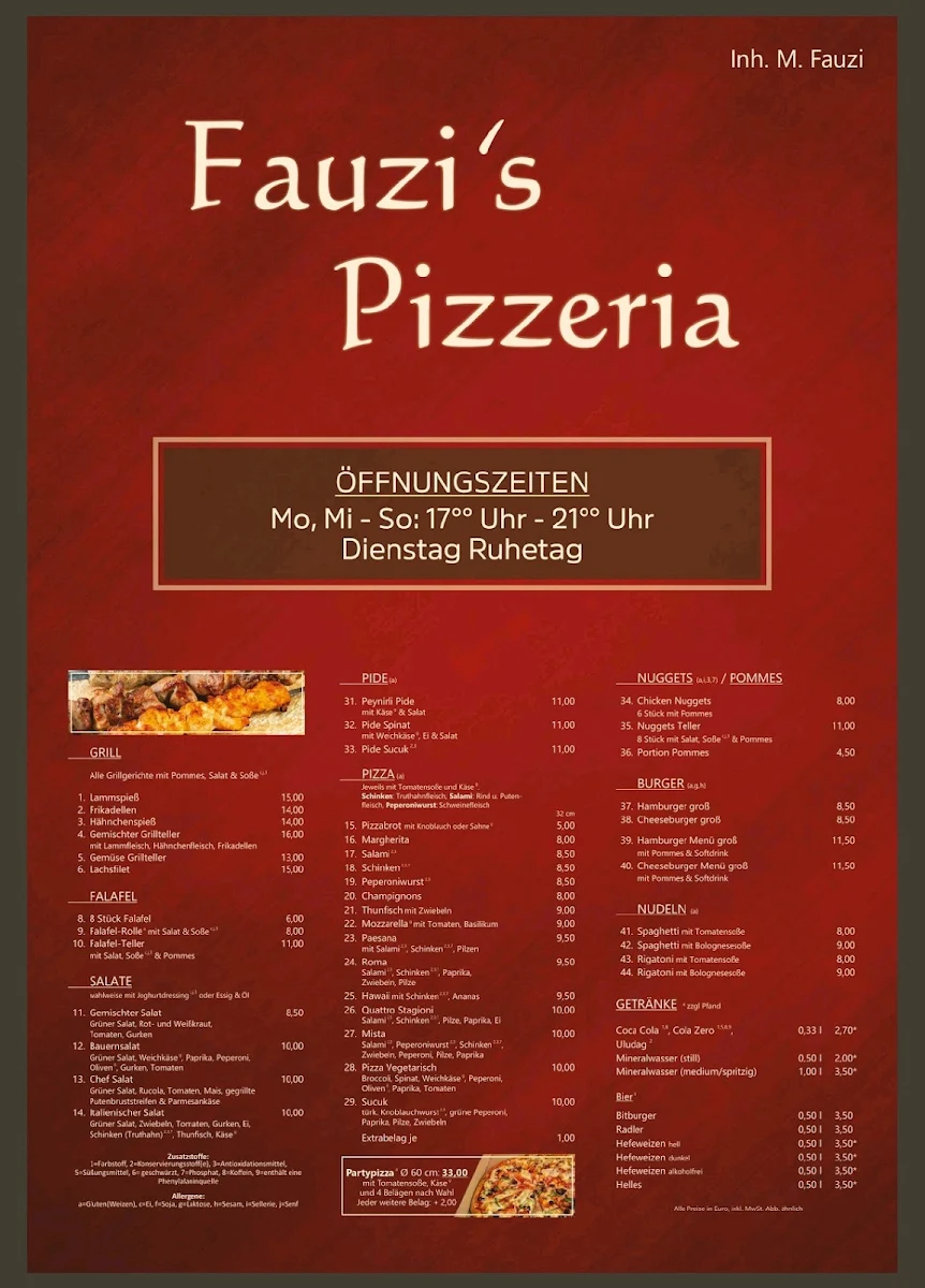 Speisekarte photo 2
