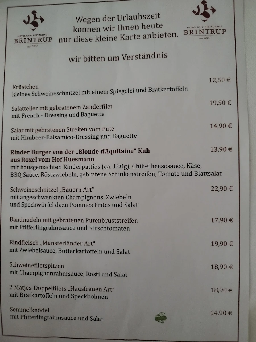 Speisekarte photo 1