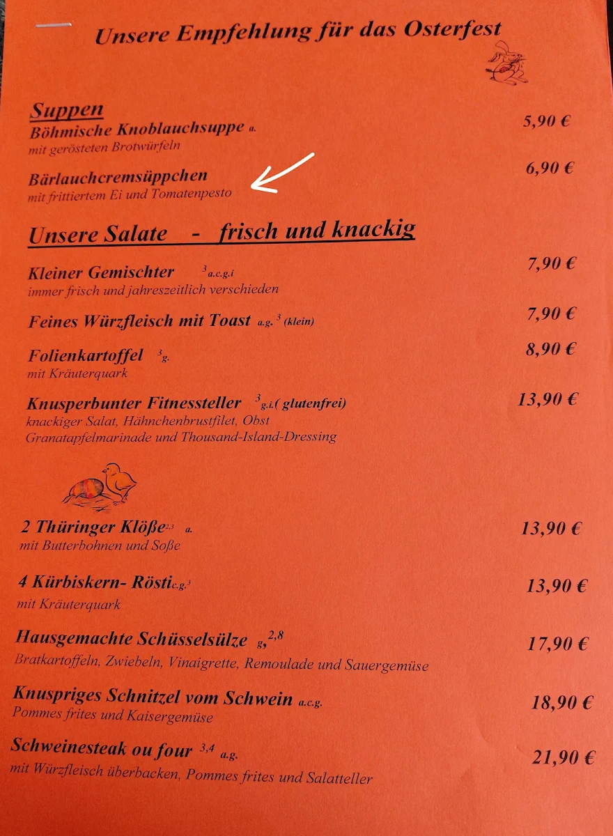 Speisekarte photo 1