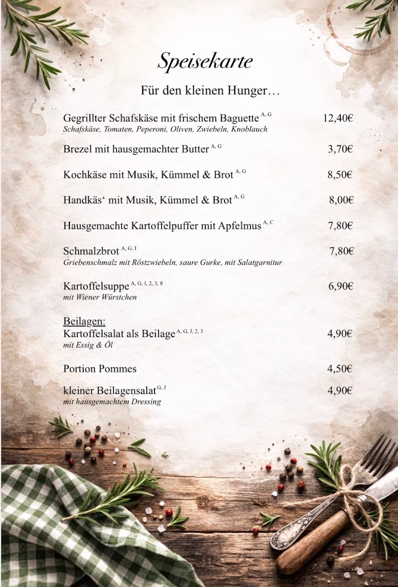 Speisekarte photo 6