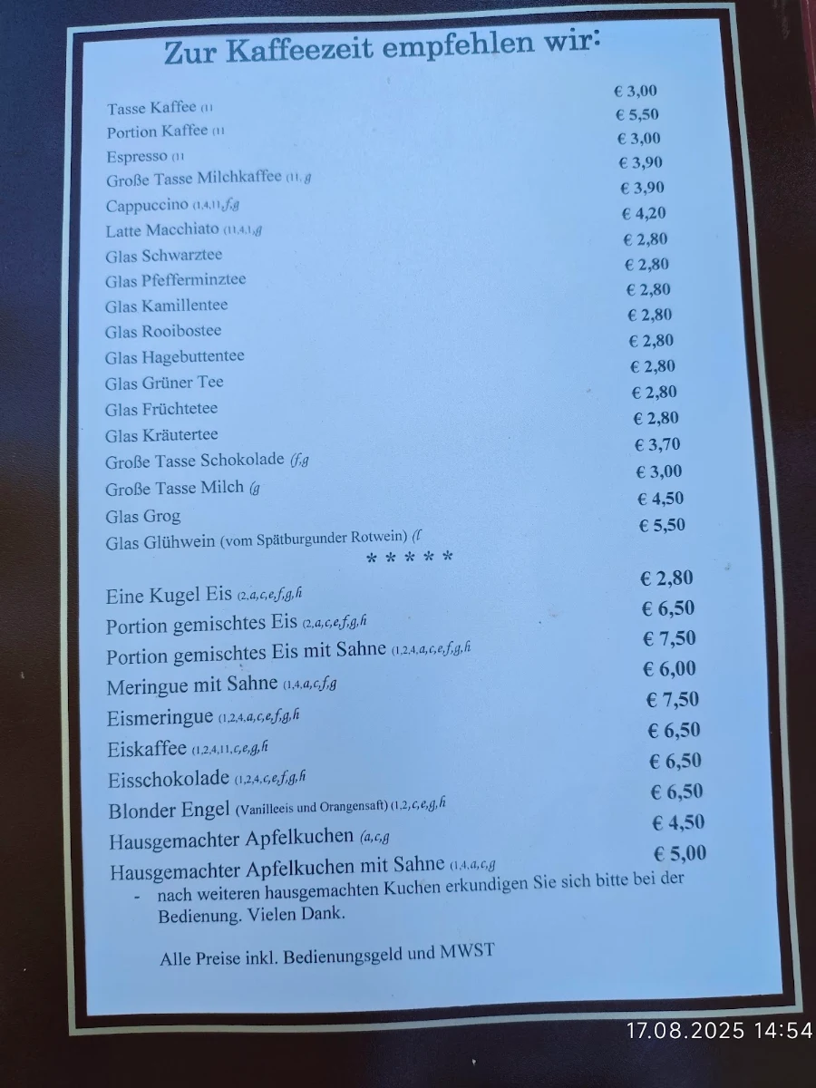 Speisekarte photo 2