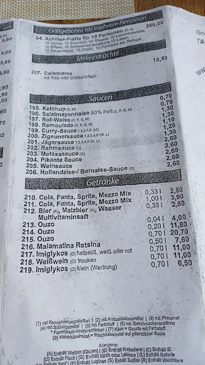 Speisekarte photo 8