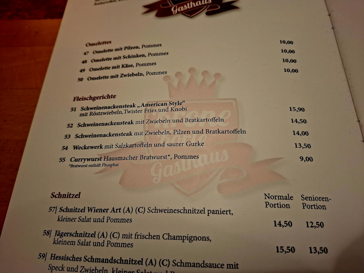 Speisekarte photo 7