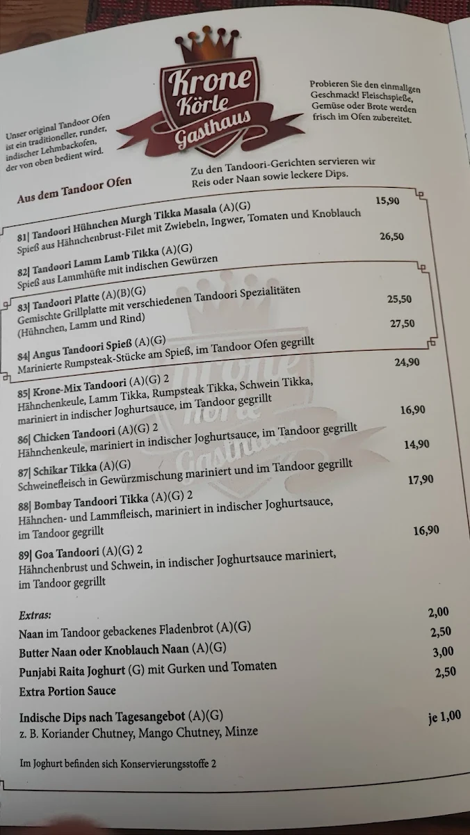 Speisekarte photo 8