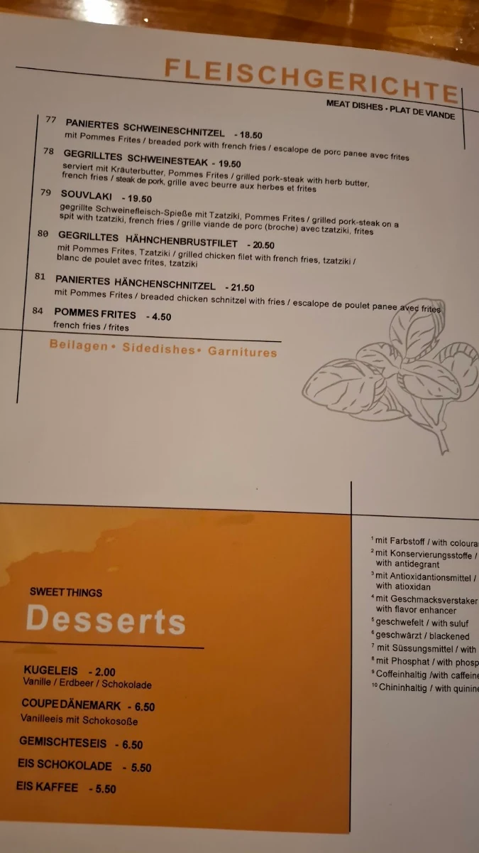 Speisekarte photo 5