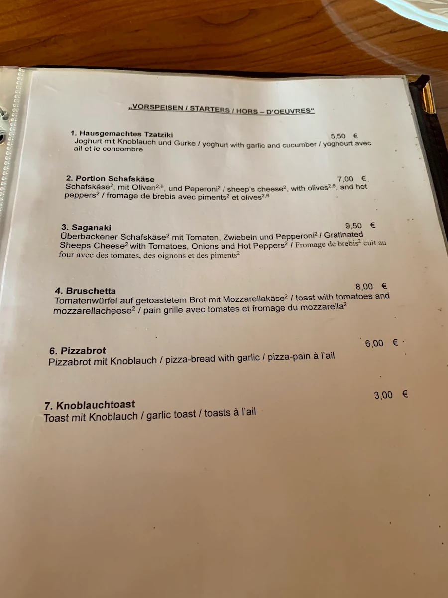 Speisekarte photo 8