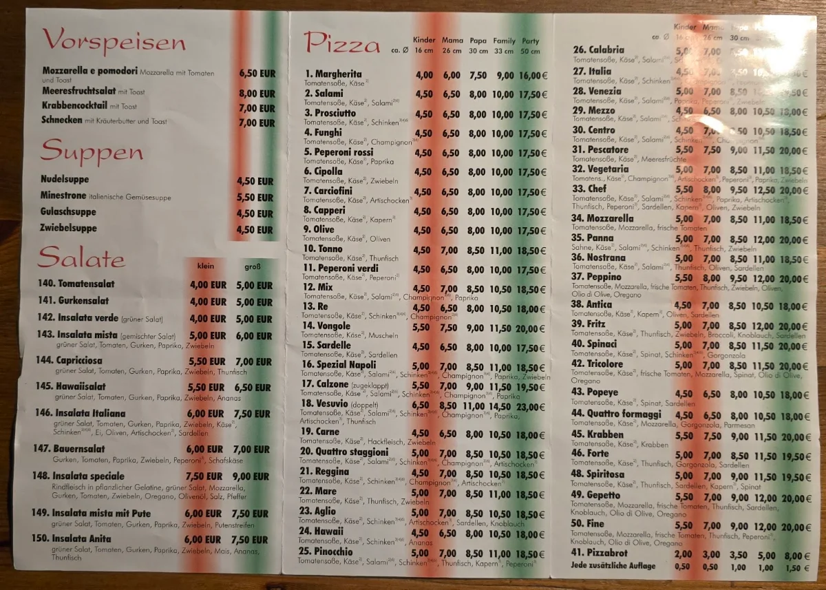 Speisekarte photo 3