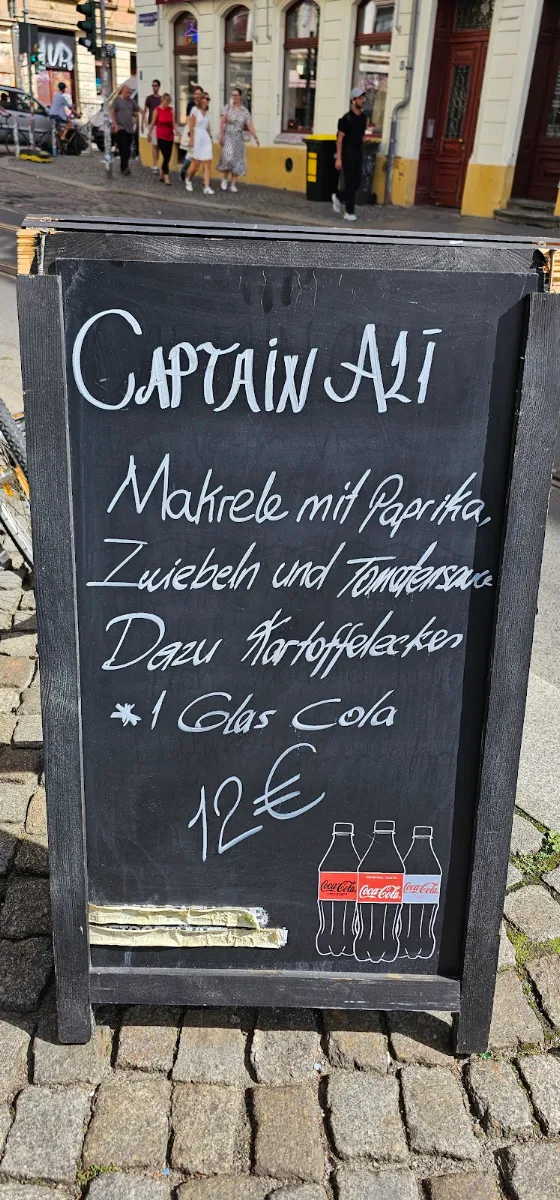 Speisekarte, Captain Ali FISCH & BREAKFAST