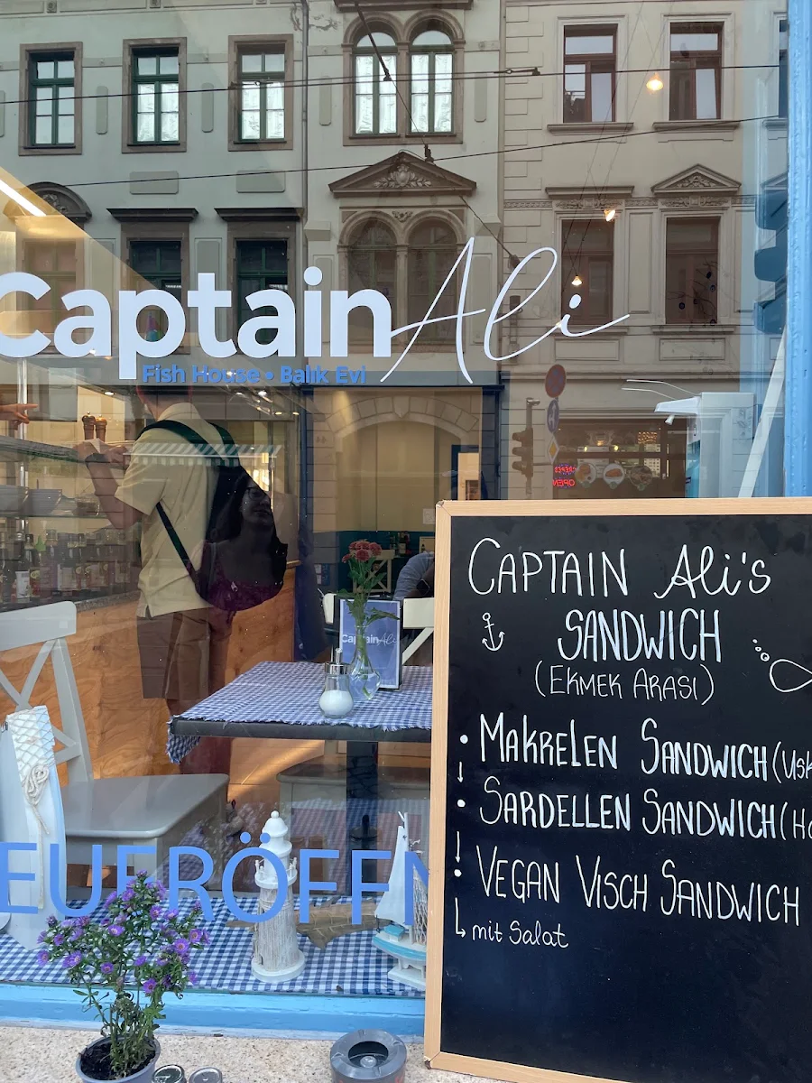 Speisekarte, Captain Ali FISCH & BREAKFAST