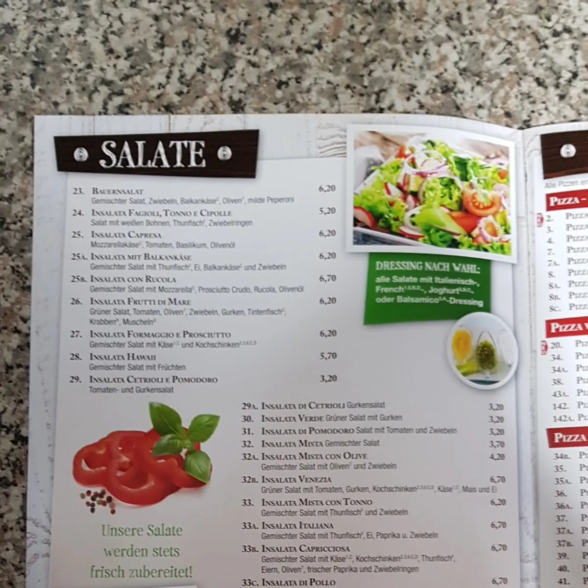 Speisekarte photo 3