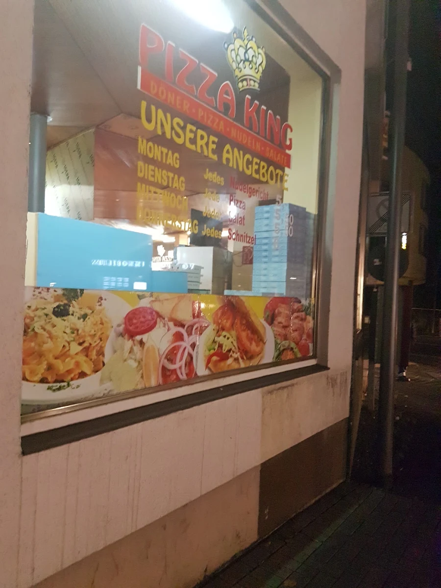 Speisekarte, Pizza King Hennef