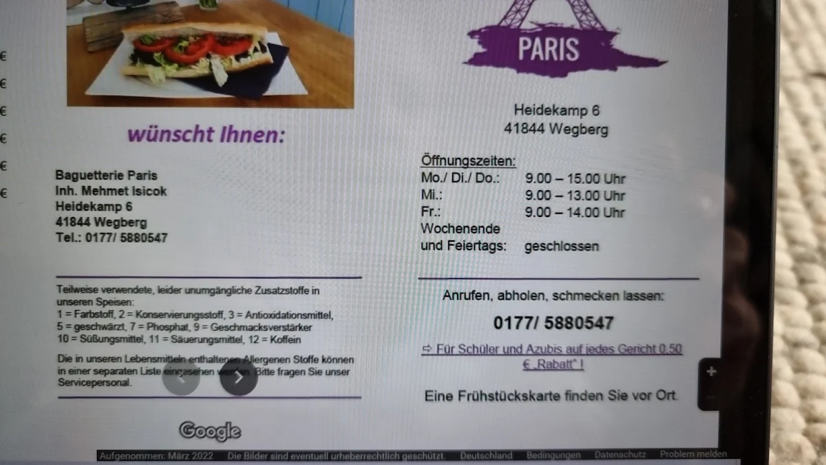 Speisekarte photo 3