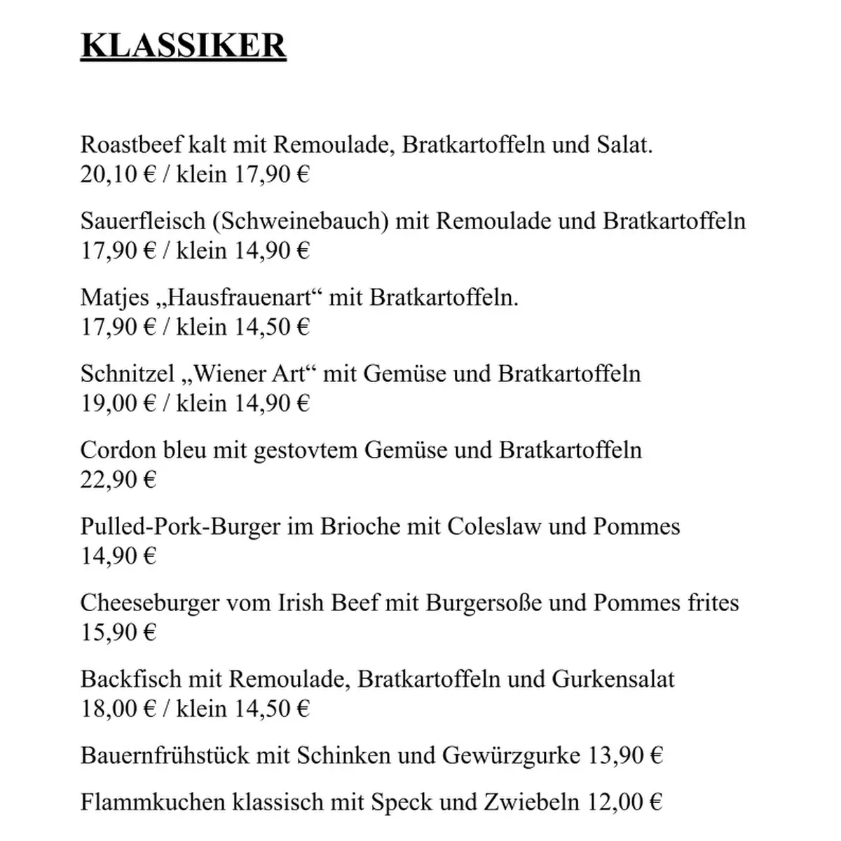 Speisekarte photo 7