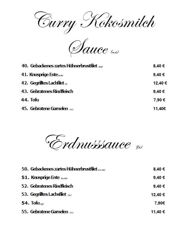 Speisekarte photo 10