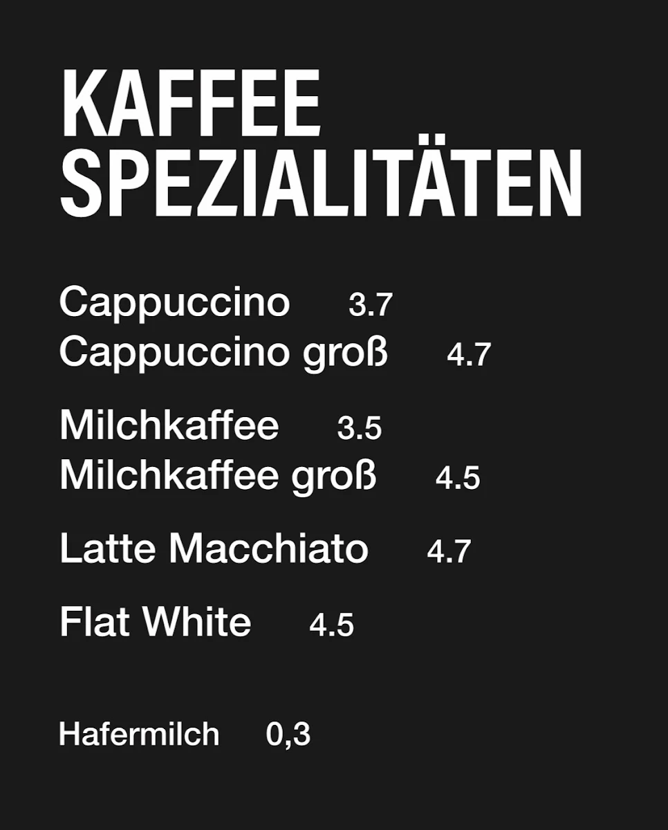 Speisekarte, DIE BREZEL