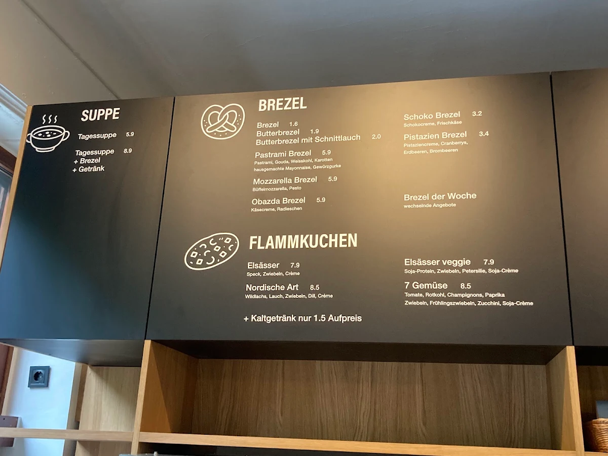Speisekarte, DIE BREZEL
