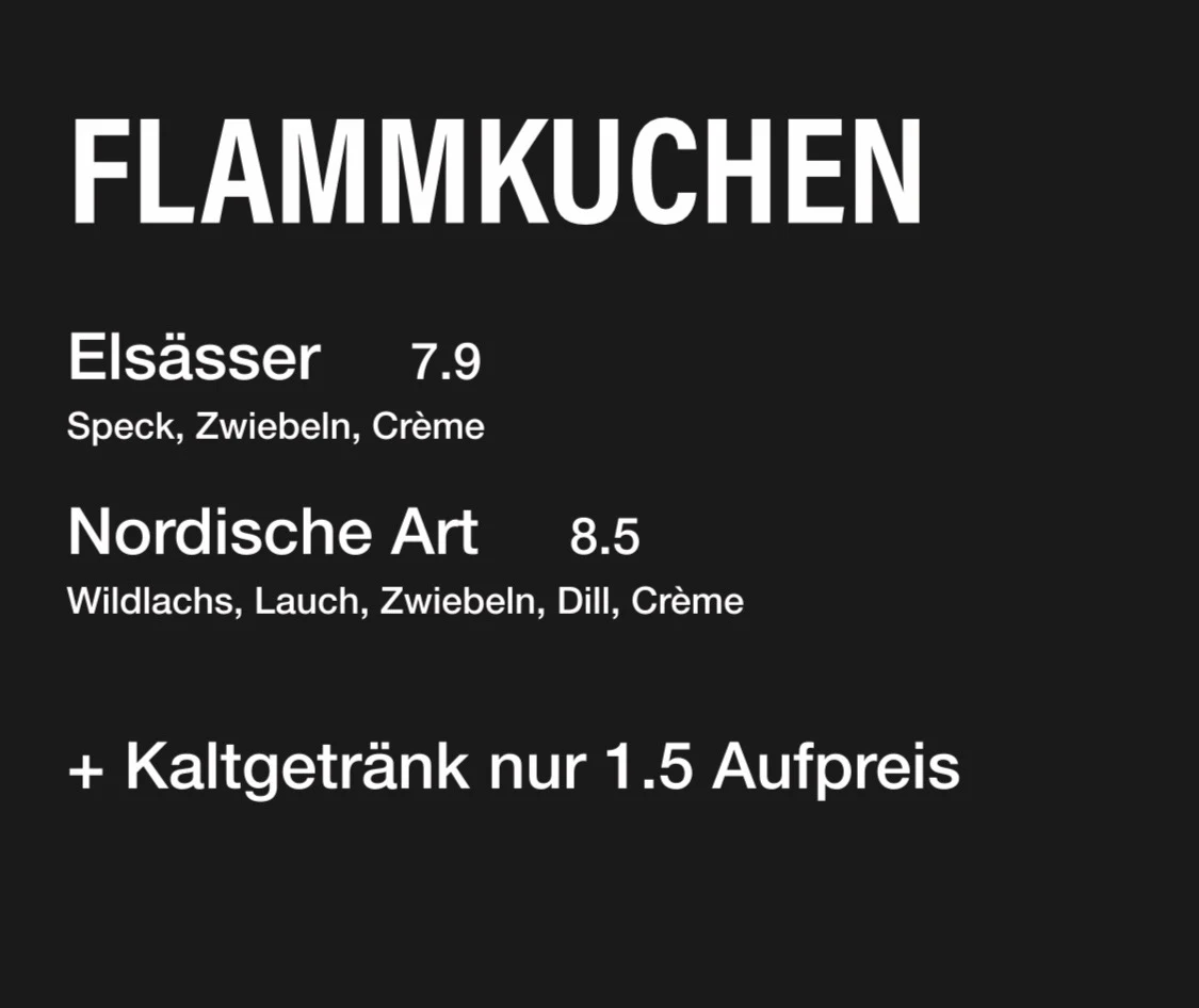 Speisekarte, DIE BREZEL