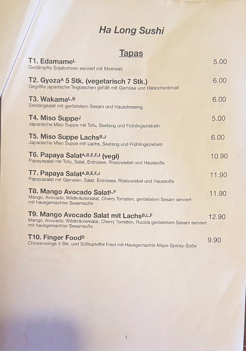 Speisekarte photo 1