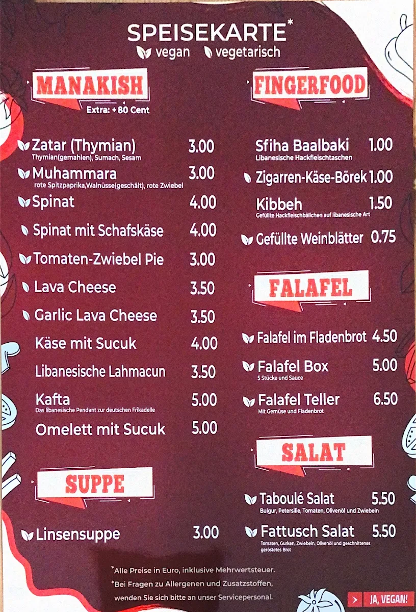 Speisekarte photo 5