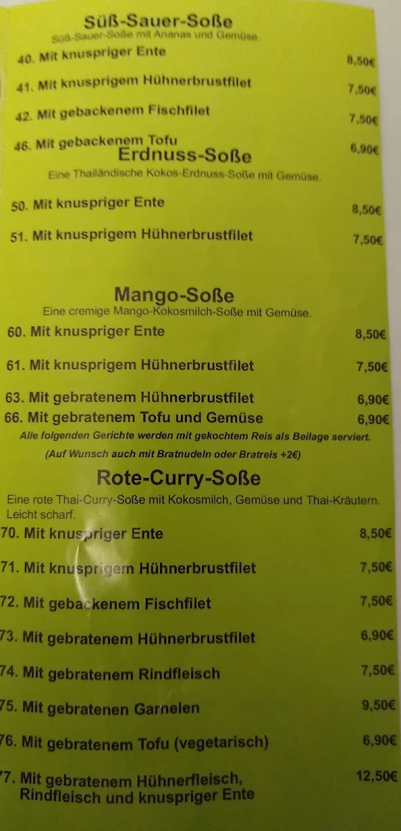 Speisekarte photo 9