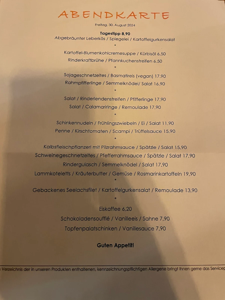 Speisekarte photo 10