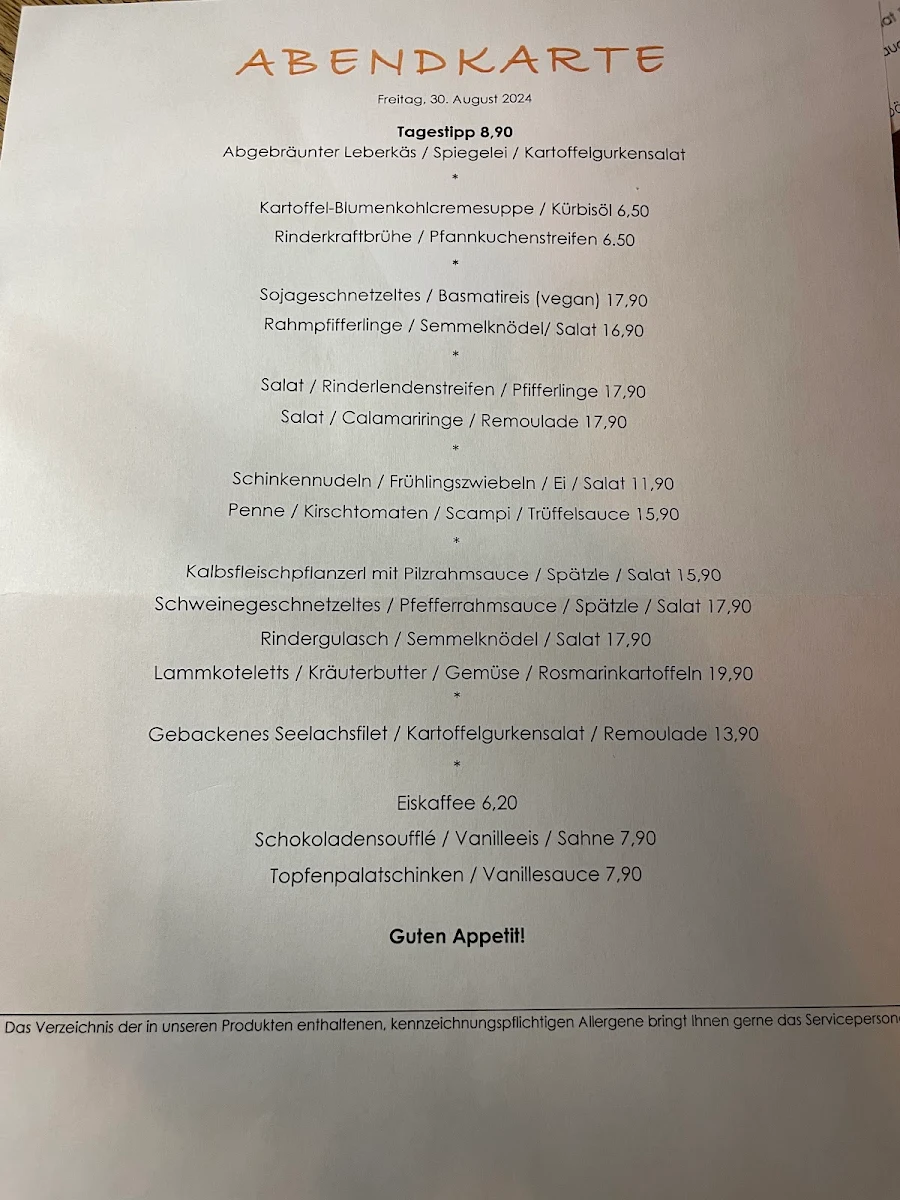 Speisekarte photo 9