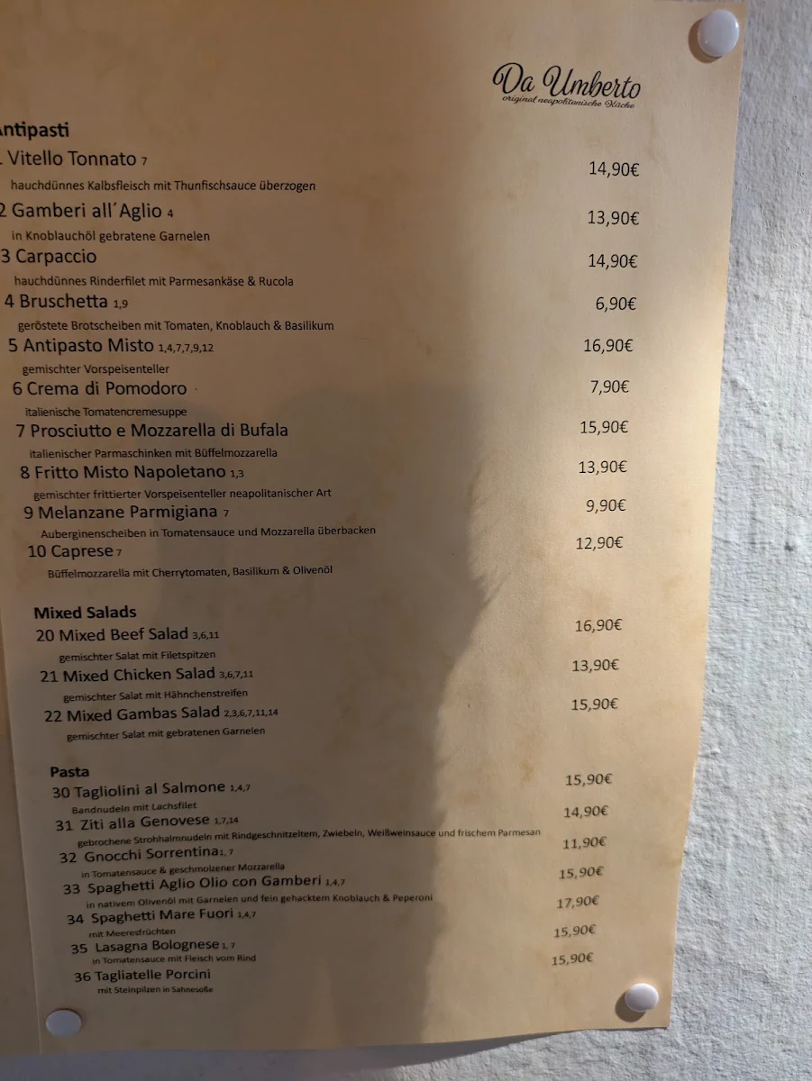 Speisekarte photo 2
