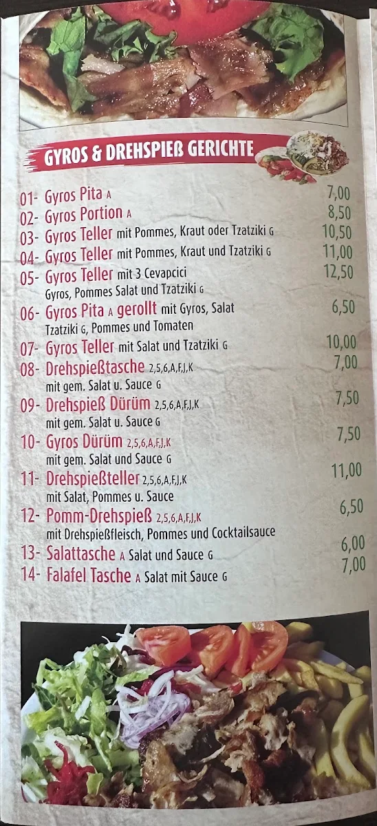 Speisekarte photo 1