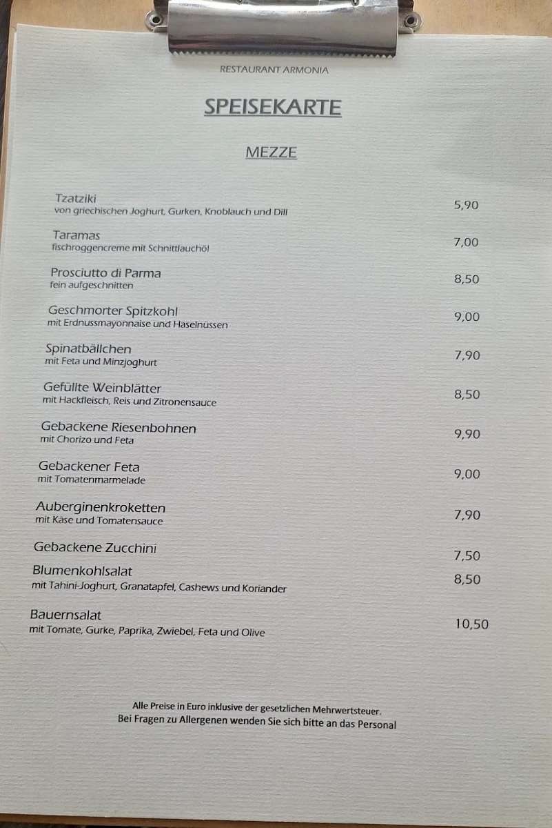 Speisekarte photo 5