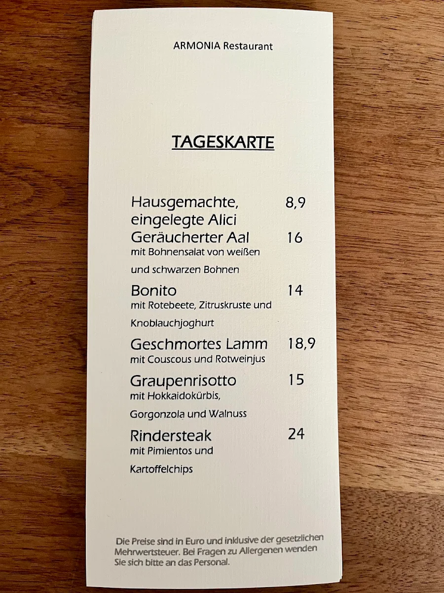 Speisekarte photo 6