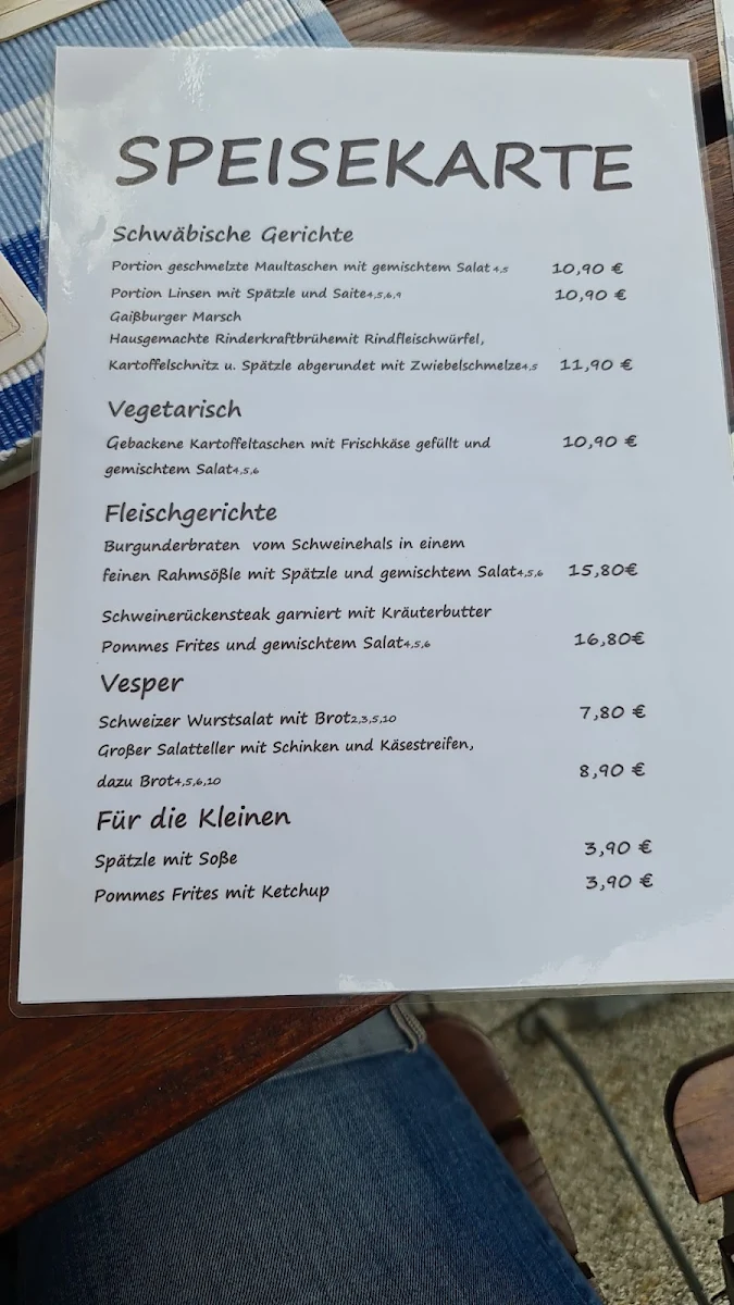 Speisekarte photo 2
