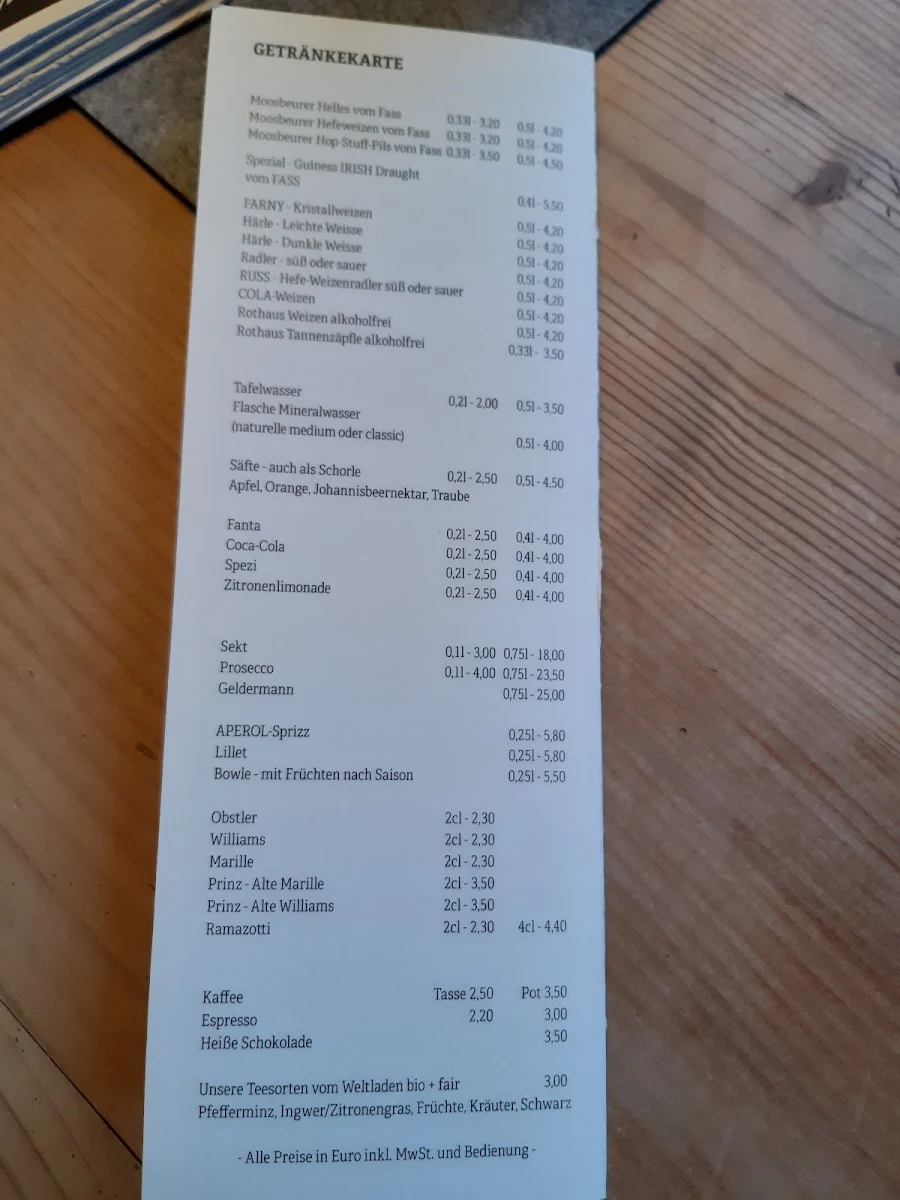 Speisekarte photo 2