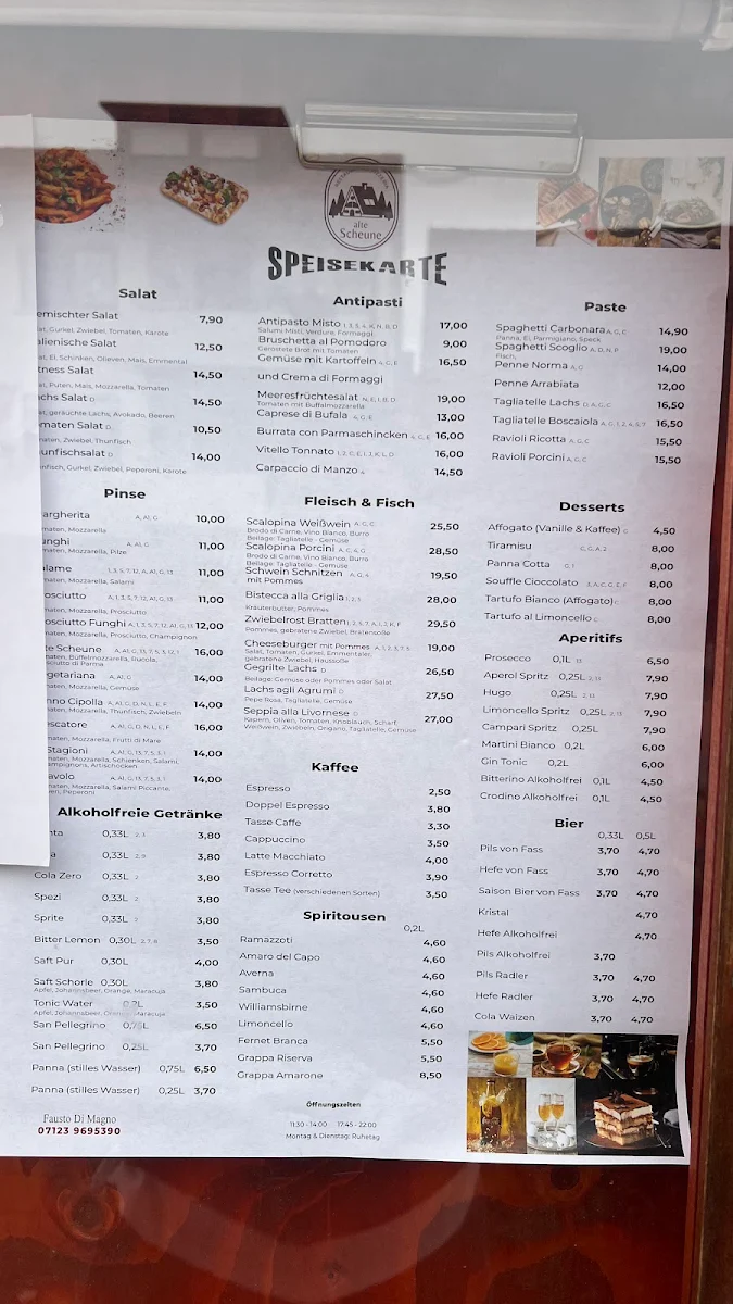 Speisekarte photo 1