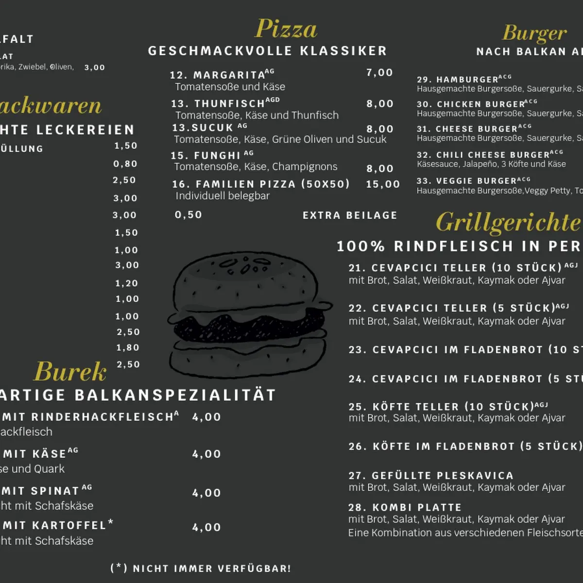 Speisekarte photo 1