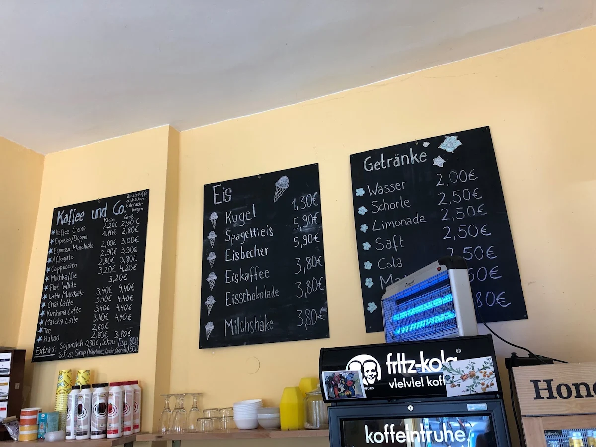 Speisekarte, Astor Cafe
