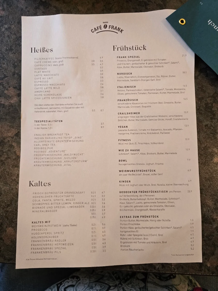Speisekarte photo 2