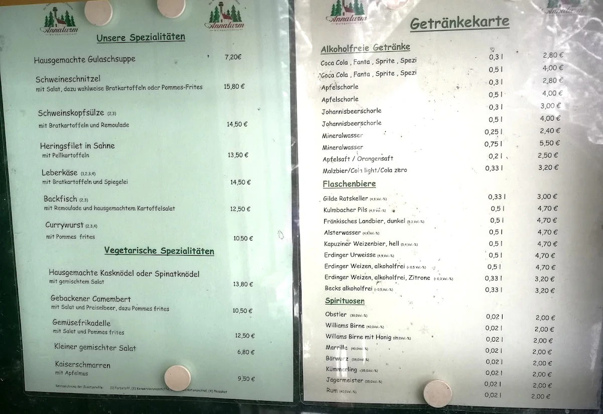Speisekarte photo 1