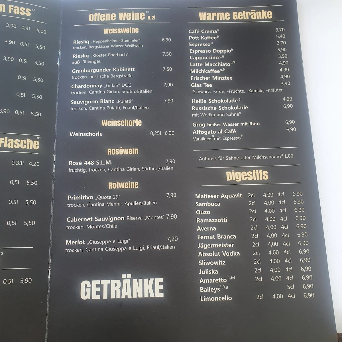 Speisekarte photo 8
