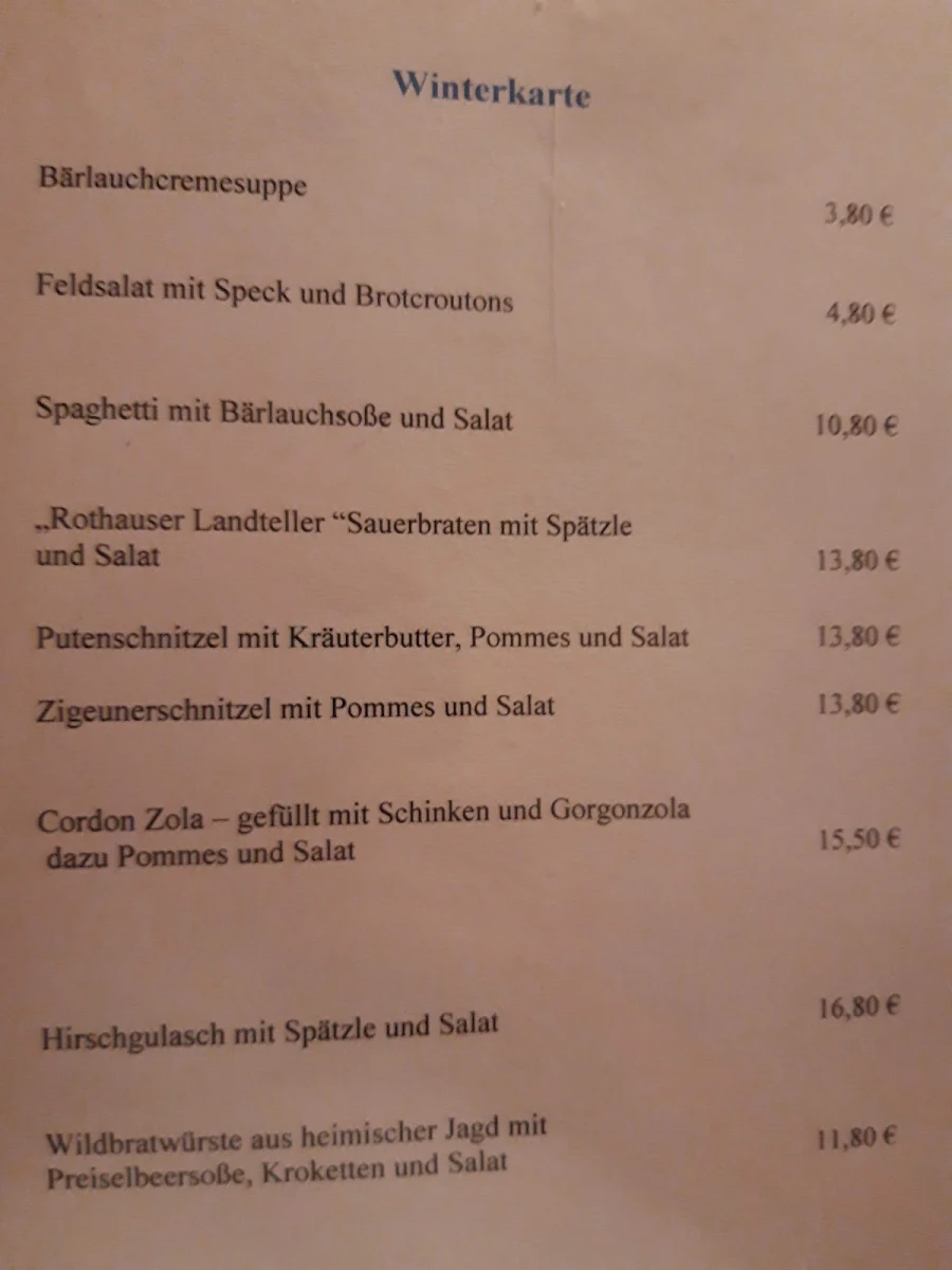 Speisekarte photo 5