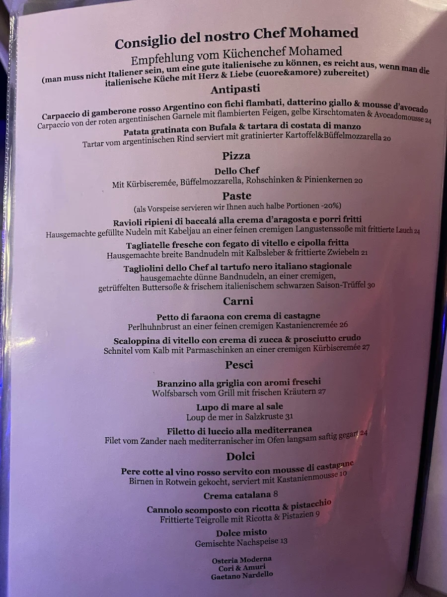 Speisekarte photo 2