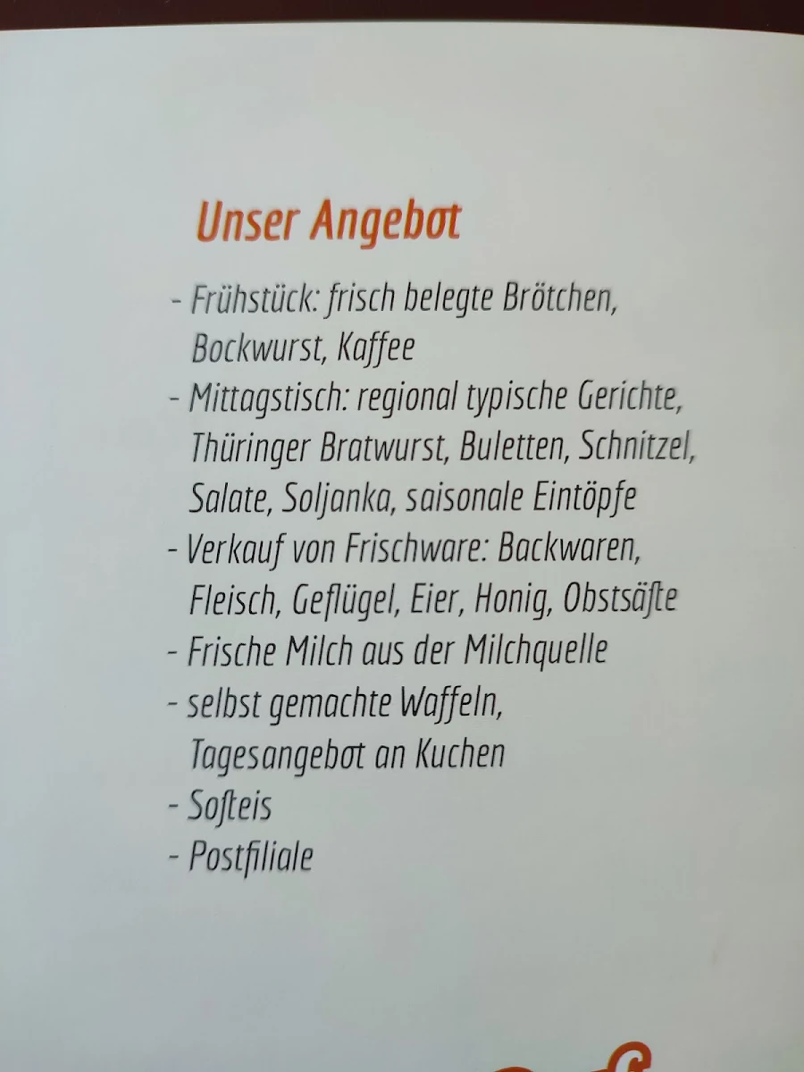 Speisekarte photo 2